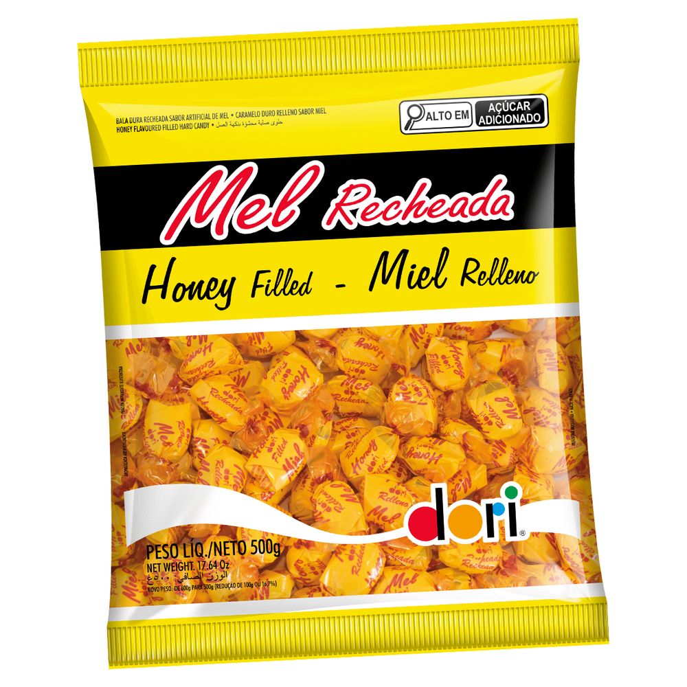 Bala Mel Recheada 500g - Dori-2-